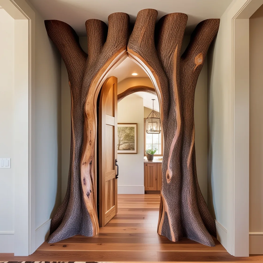 Transform Your Space with Enchanting Tree Shaped Doorways