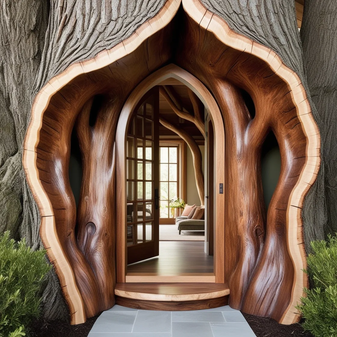 Transform Your Space with Enchanting Tree Shaped Doorways