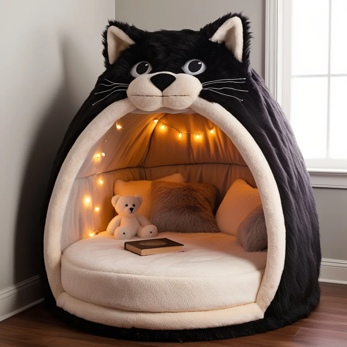 Cute Cat Dens: The Perfect Cozy Hideaway for Your Feline Friend