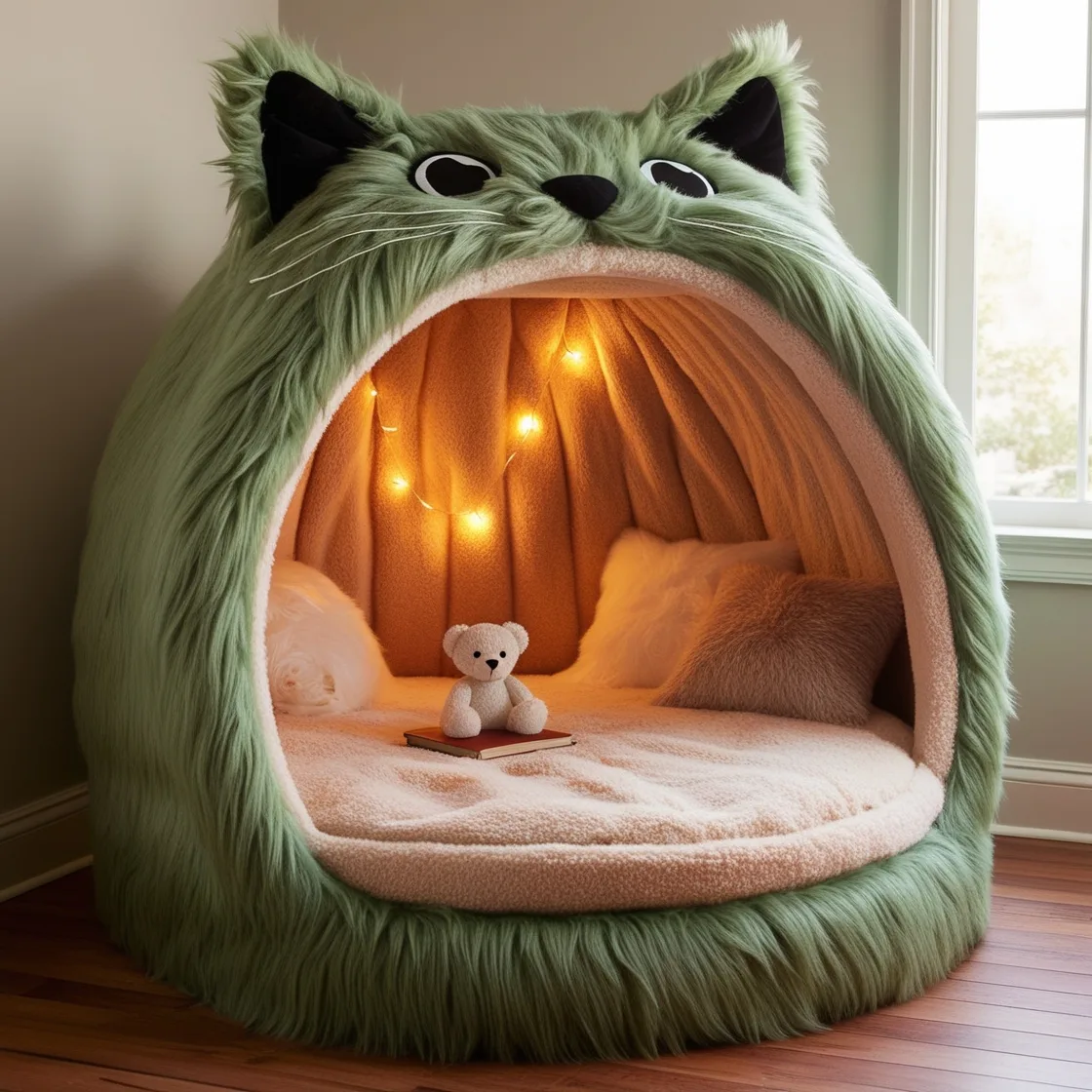 Cute Cat Dens: The Perfect Cozy Hideaway for Your Feline Friend