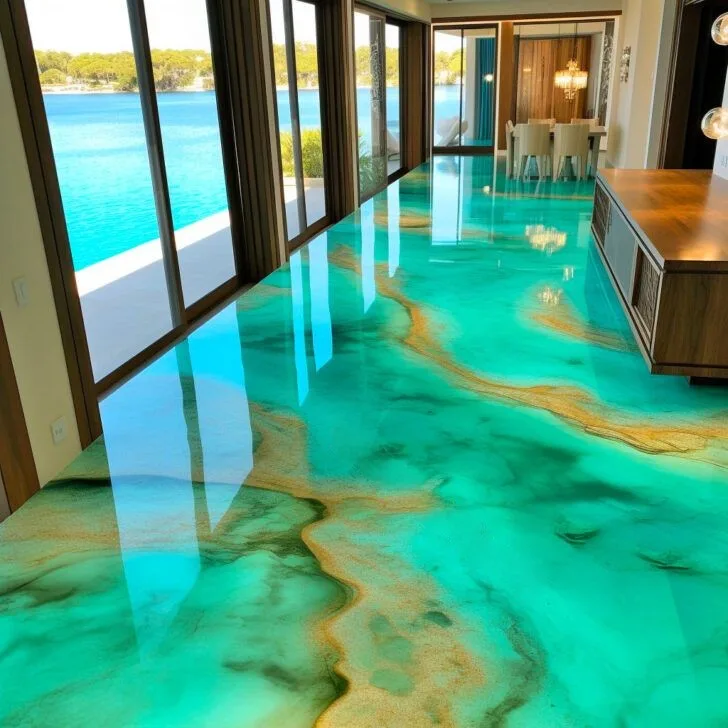 Epoxy Active Scene Floors: Transform Your Space with Dynamic and Lifelike Designs