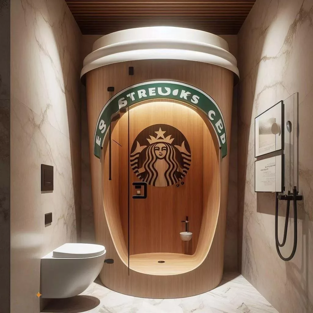 Giant Coffee Cup Shower: Start Your Day with a Splash of Caffeine-Inspired Relaxation