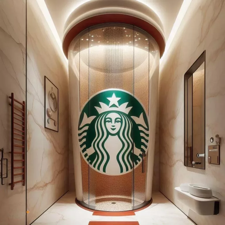 Giant Coffee Cup Shower: Start Your Day with a Splash of Caffeine-Inspired Relaxation