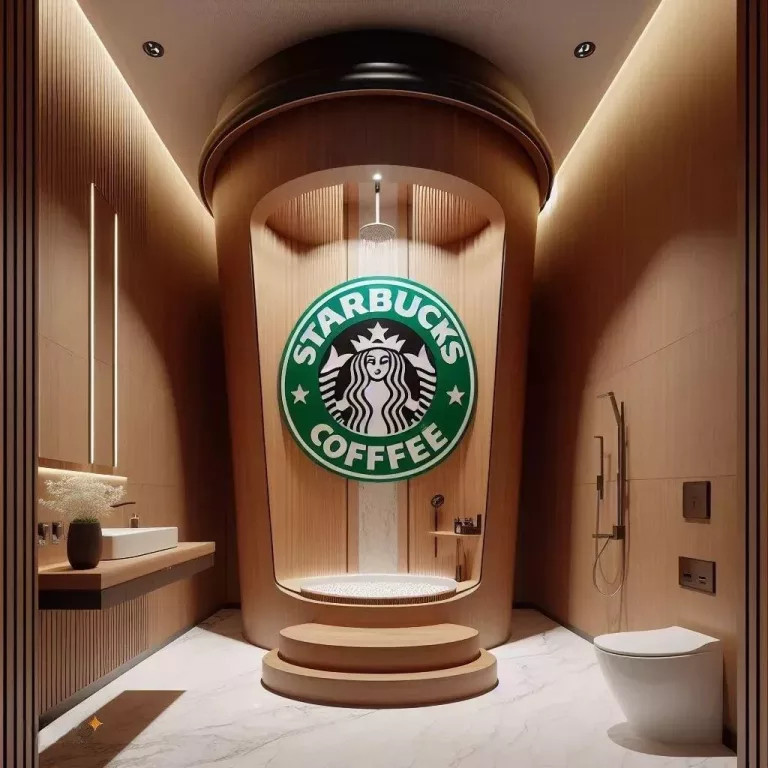 Giant Coffee Cup Shower: Start Your Day with a Splash of Caffeine-Inspired Relaxation