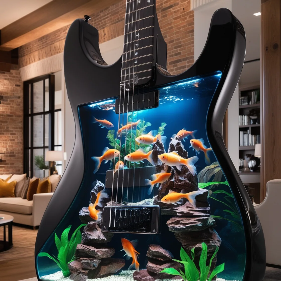 Guitar Aquariums: A Perfect Harmony of Music and Marine Life