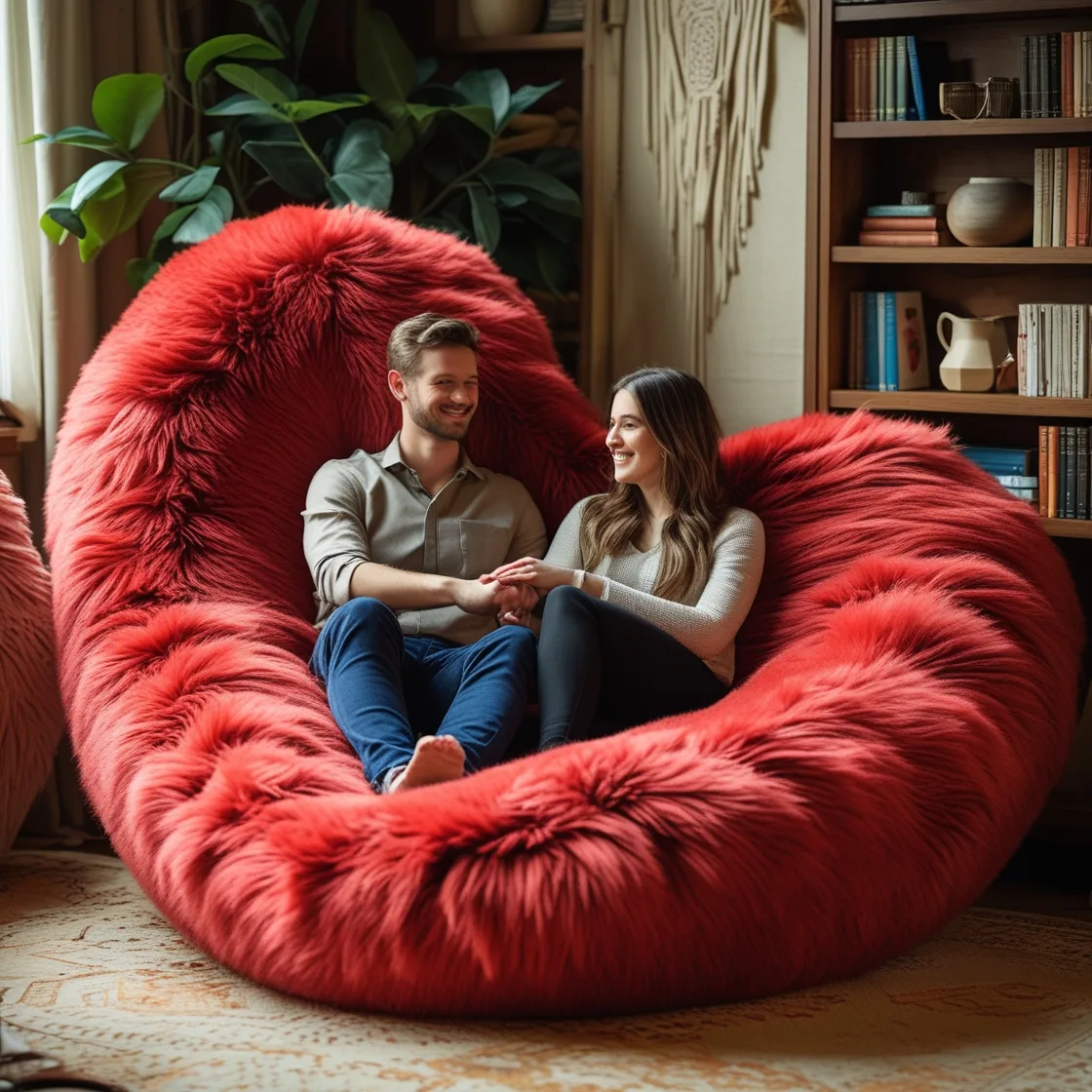 Relax in Style with Love Heart Loungers: Perfect for Cozy Moments