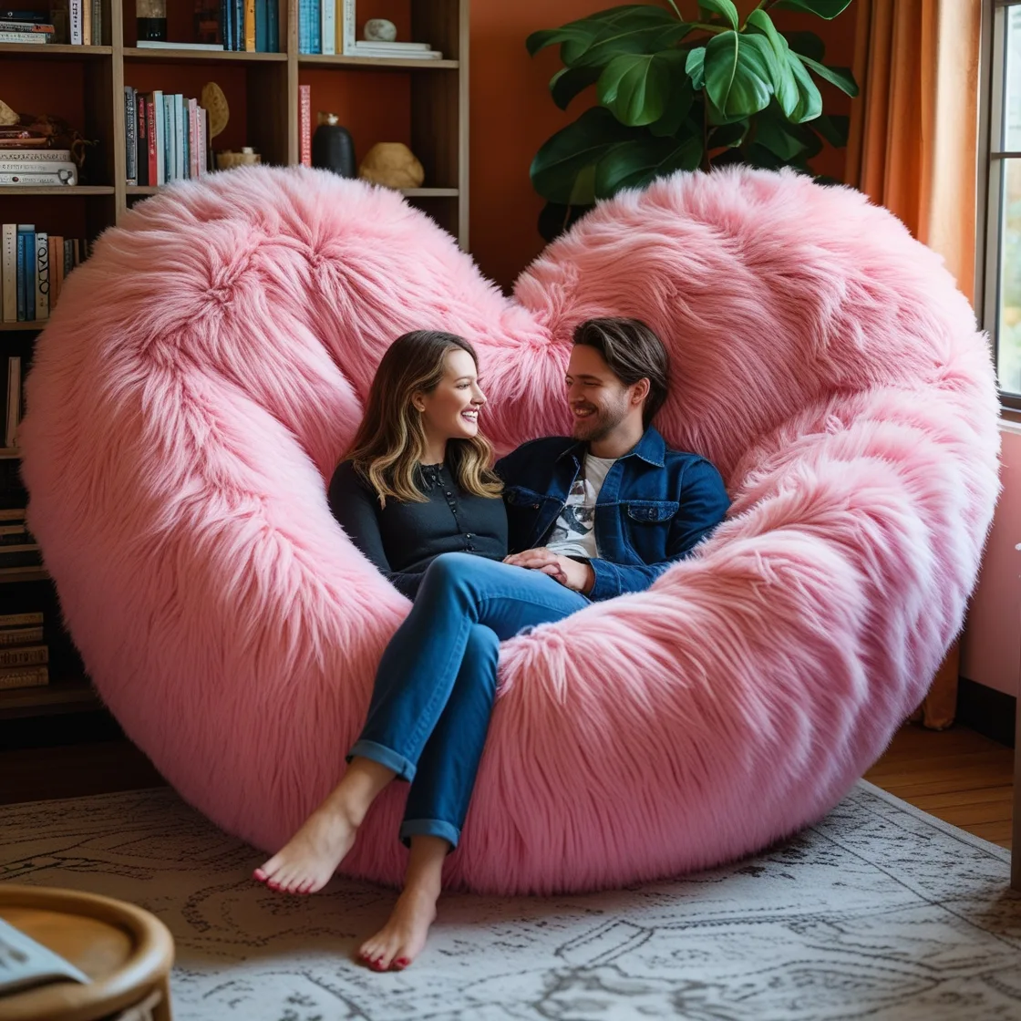 Relax in Style with Love Heart Loungers: Perfect for Cozy Moments