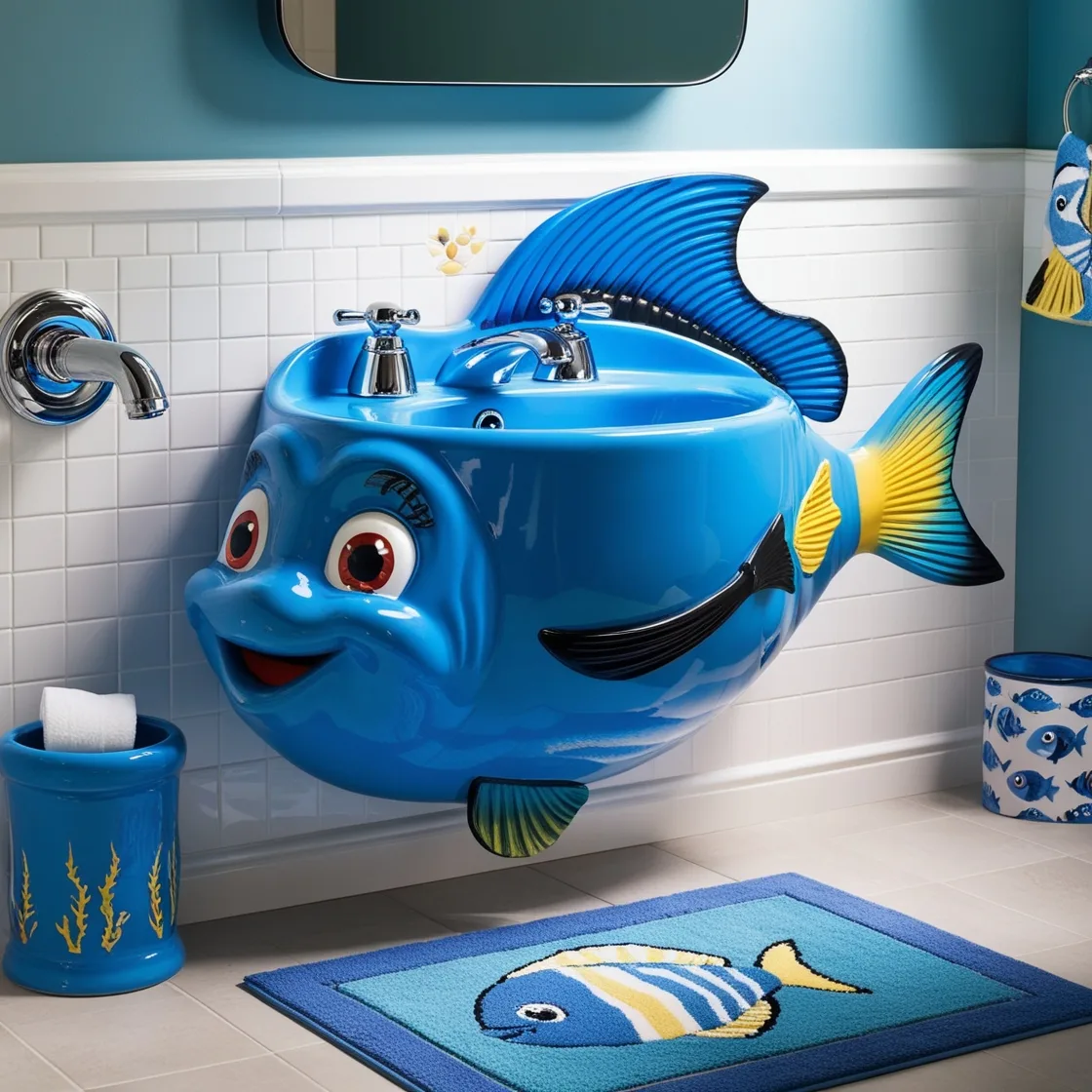 Sea Creature Sinks: Dive into Ocean-Inspired Elegance for Your Bathroom