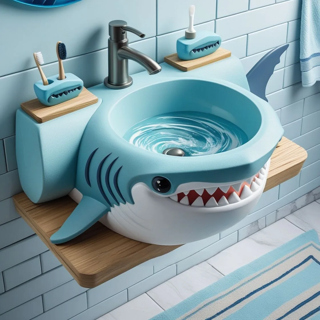 Sea Creature Sinks: Dive into Ocean-Inspired Elegance for Your Bathroom