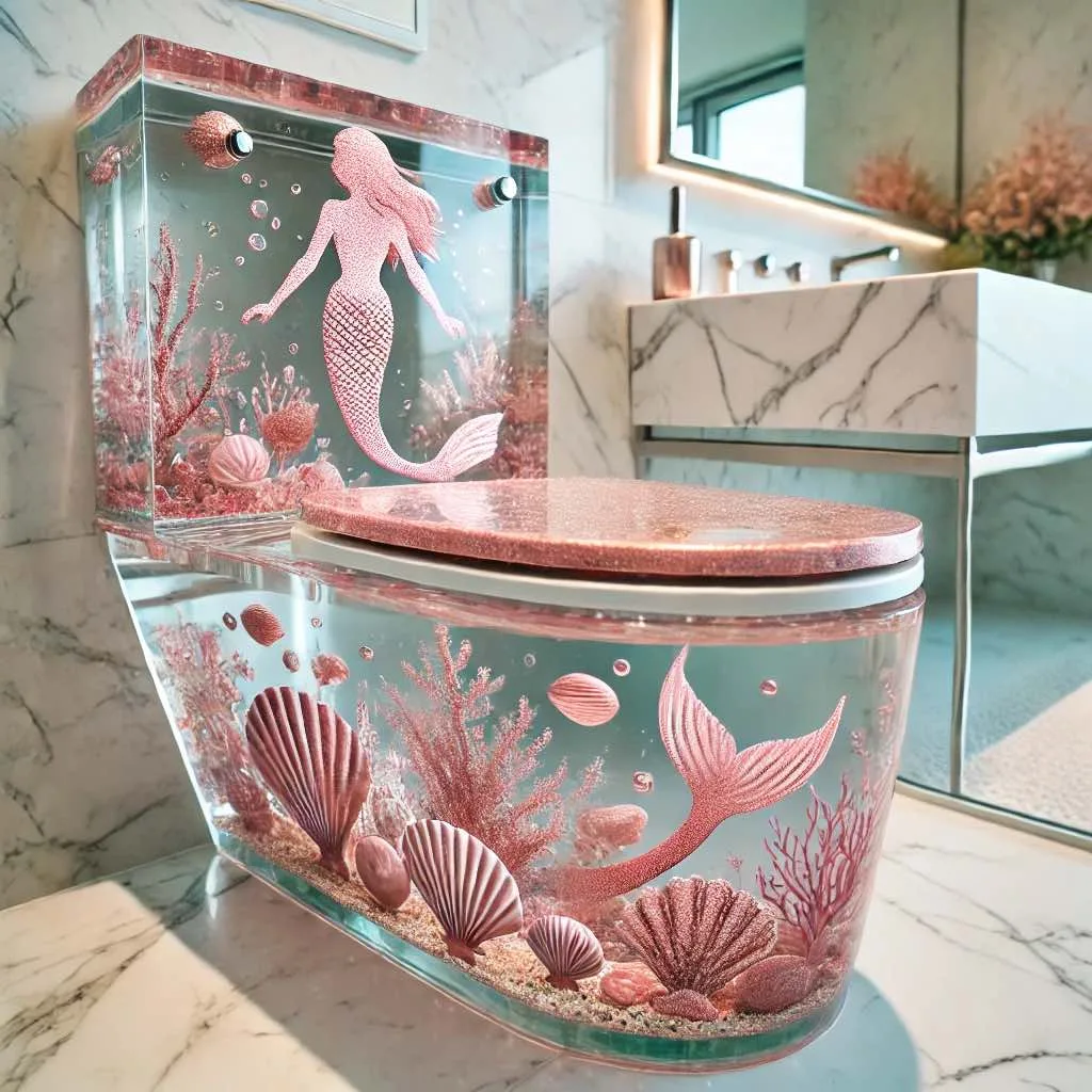 Stunning Mermaid Toilets: Dive into Luxury and Fantasy in Your Bathroom