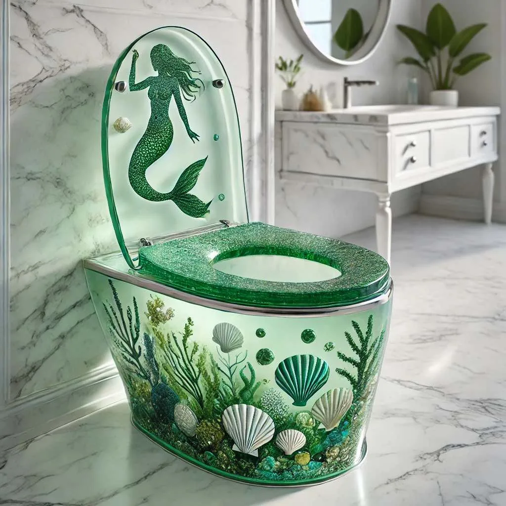 Stunning Mermaid Toilets: Dive into Luxury and Fantasy in Your Bathroom