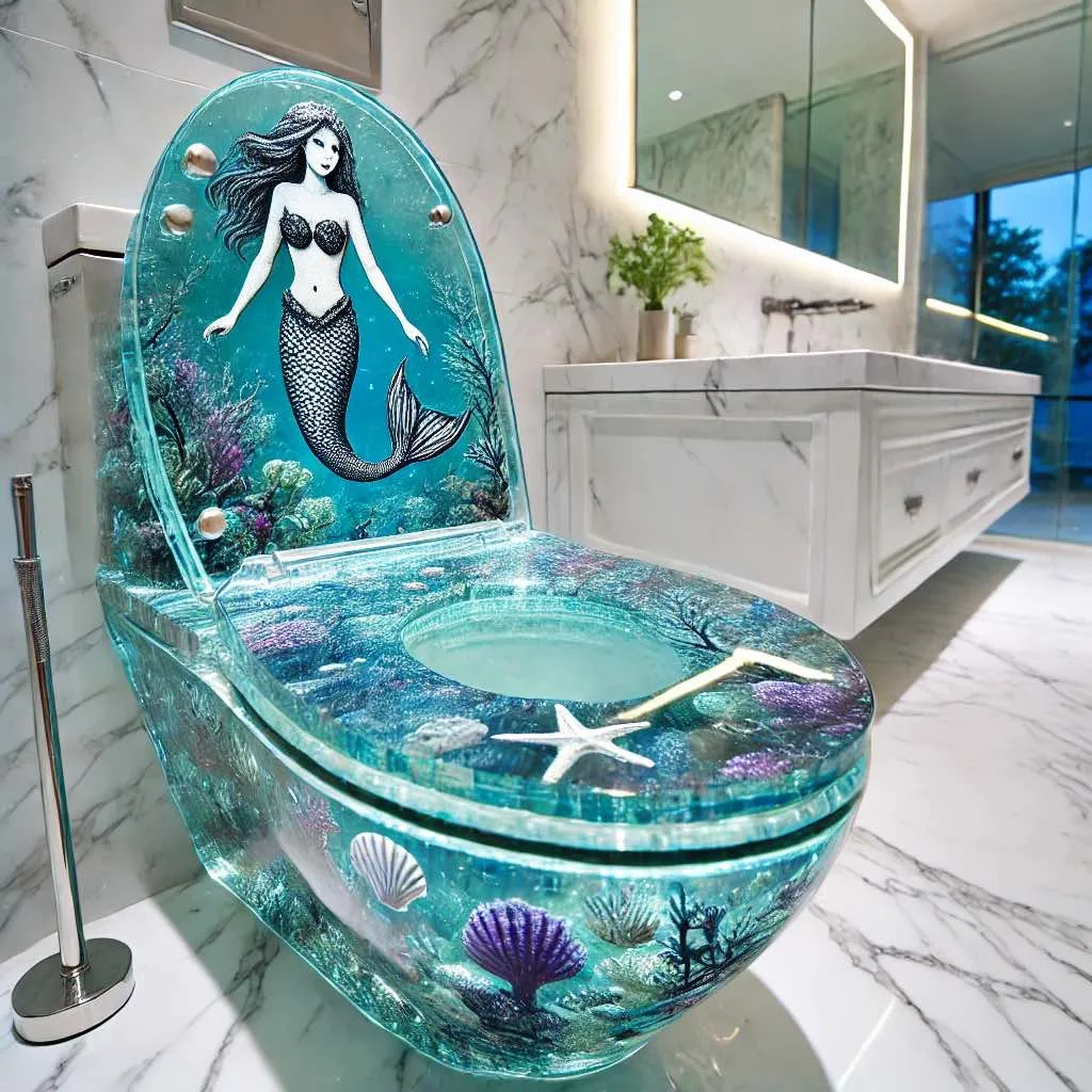 Stunning Mermaid Toilets: Dive into Luxury and Fantasy in Your Bathroom