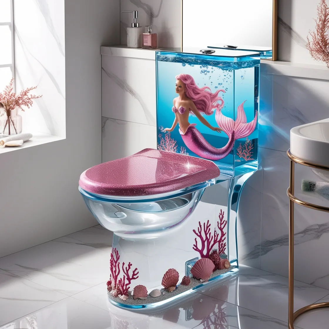 Stunning Mermaid Toilets: Dive into Luxury and Fantasy in Your Bathroom