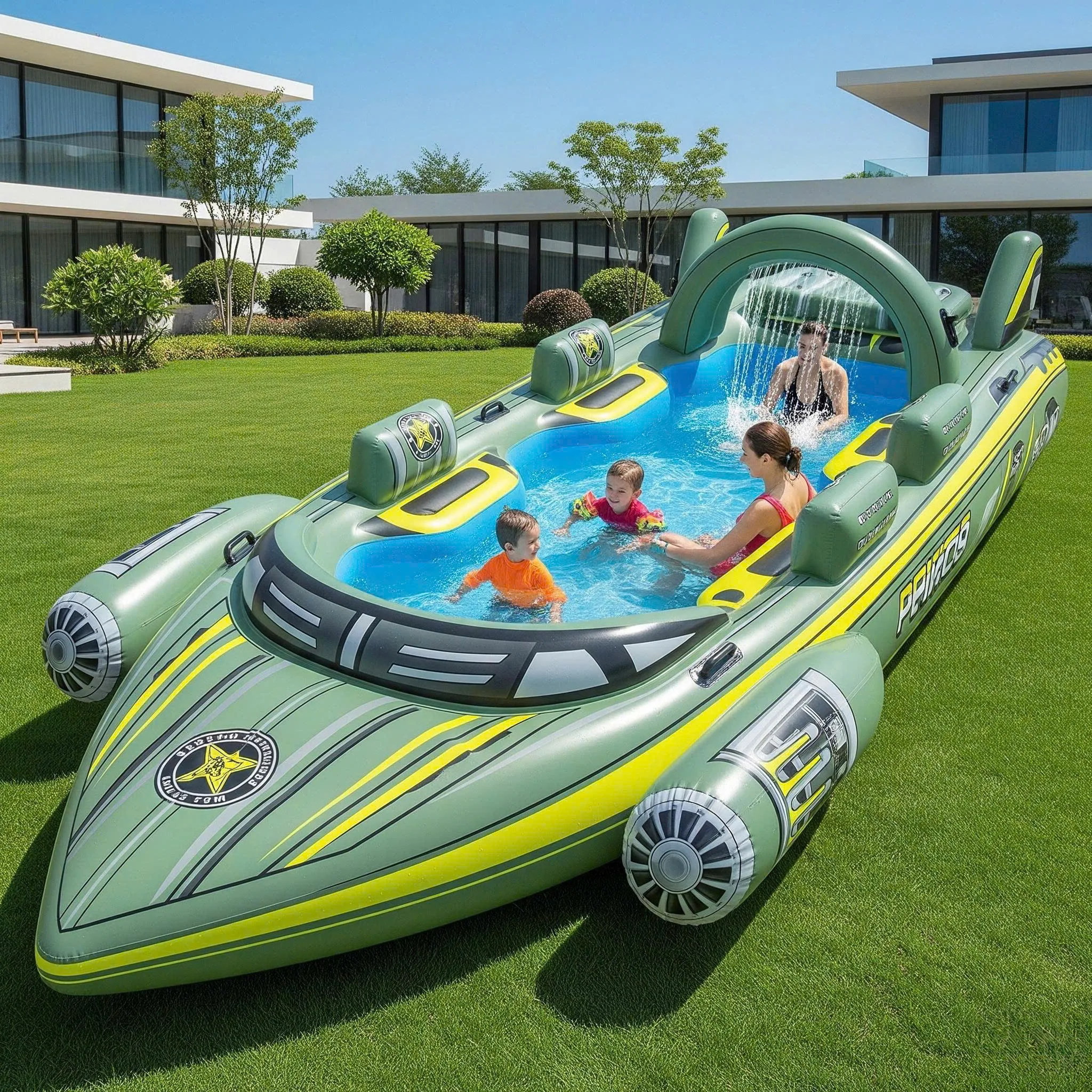 Inflatable Speed Boat Pools: Where Thrill Meets Chill on the Water